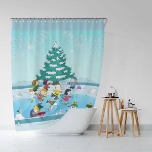 CORTINA DE BAÑO SNOOPY 2