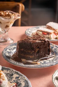 Torta de chocolate de santo