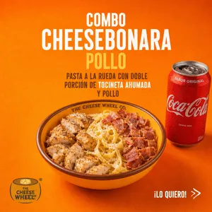 Cheesebonara Pollo & Bebida