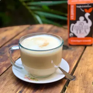 Té orgánico con Leche vegetal. APLV, Sin Soya.