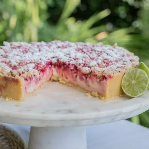 Barras Crumble de Limón Frambuesa