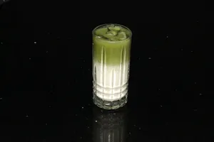 Iced matcha latte