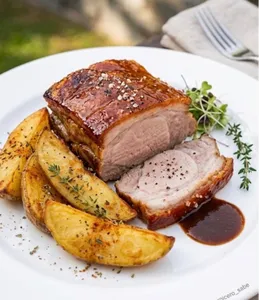 Cerdo Lechon con Papitas " ESPECIAL"