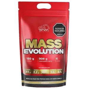 PROTEÍNA MASS EVOLUTION VAINILLA 908G SMART NUTRITION