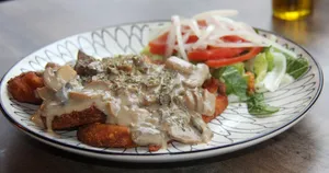 Milanesas de Berenjenas con Salsa de Champignones