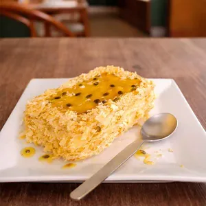 Milhojas de maracuyá