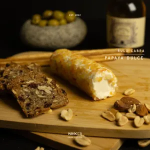 QUESO DE CABRA RULO PAPAYA INBOCCA 140 GR