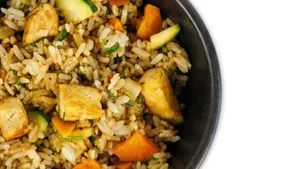 Yakimeshi de Pollo