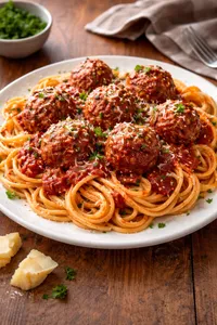 Spaguetti con Albondigas