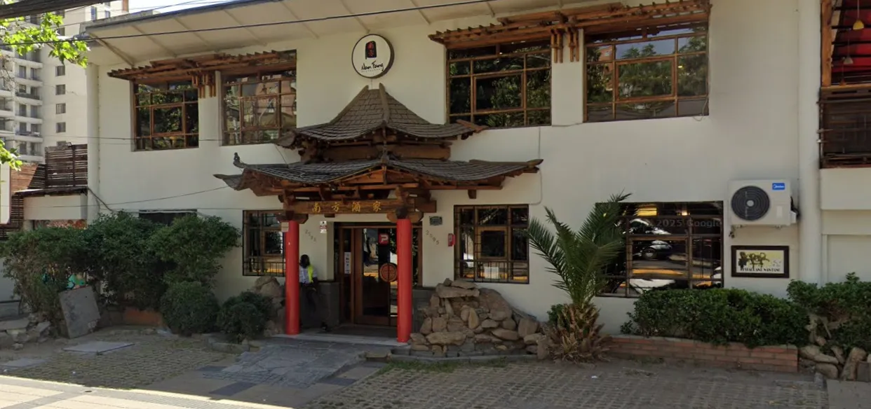 Fachada del restaurante Nan Fang en Macul