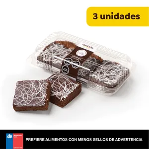 Pack 3x unidades Brownies