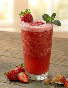 VASO FRESA EN AGUA