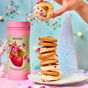 Tubo Galletas Pistacho / ChocoBlanco