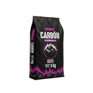 Carbón Vegetal Tambo x 3 kg