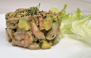 Tartar de camarones