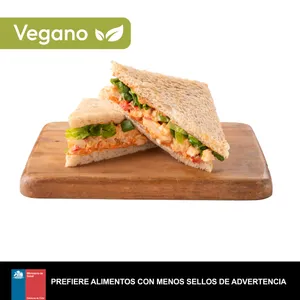 Sándwich Miga Palmito Pimentón Doble