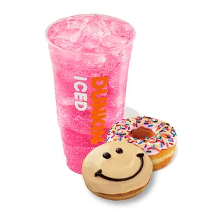 Sparkling Refresher XL + 2 Donuts