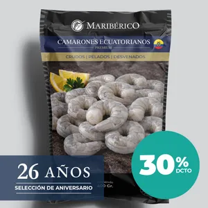 Camarón Crudo Ecuatoriano Congelado 400grs