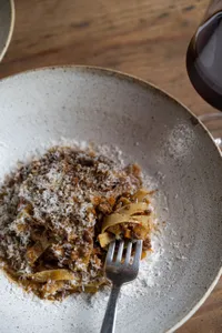Tagliatelle con Bolognesa de la Casa