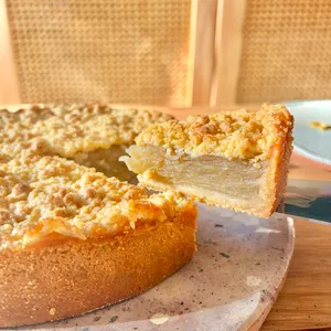 Kuchen Manzana Canela sin azúcar