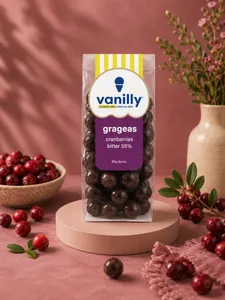 Grageas cranberries chocolate bitter 80 g