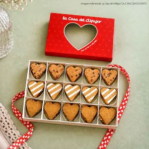 Caja de regalo x 15 mini corazón nuevos sabores
