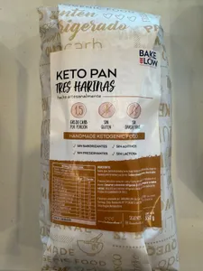 Pan keto tres harinas