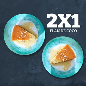 2X1 FLAN DE COCO - PORCIÓN