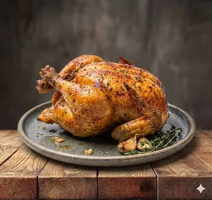 Pollo asado entero, trozado (2 trutros 2 pechugas)