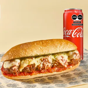 Meatballs + Coca Cola