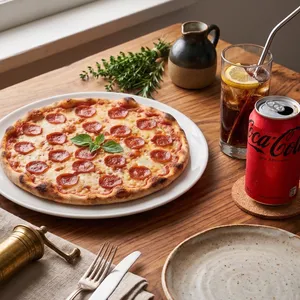 Pizza individual + Bebida (Sólo delivery)