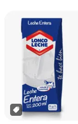 Bombillin leche lonco blanca 200cc