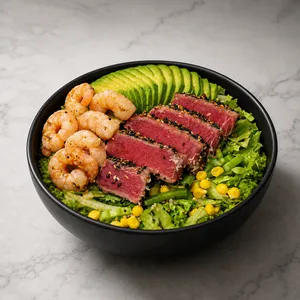 Bowl Atun y Camaron +