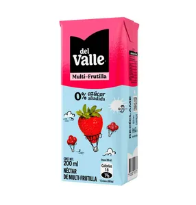 Caja de jugo frutilla Andina del Valle