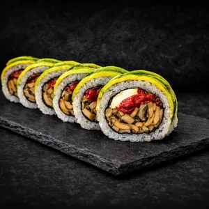 Avocado veggie cheese