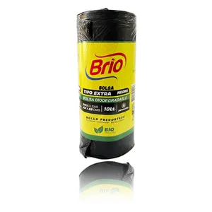 BOLSA BASURA BIOBRIO EXTRA NEGRA X 10 UNDS BIODEGRADABLE