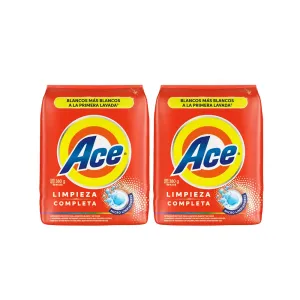 Pack 2 Detergente Ace Limpieza Completa X 380 Gr