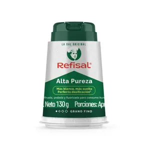 Sal refisal alta pureza salero x 130 grs