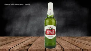 1 Cerveza Stella Artois 330 Cc. 5 Gl