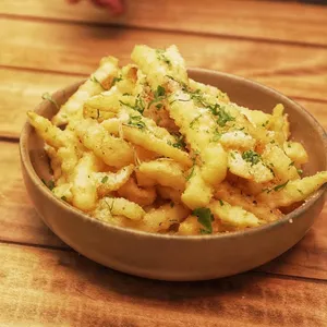 PAPAS CRINKLE  GARLIC PARMESAN