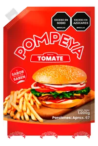 SALSA CON TOMATE POMPEYA X 1000 GRS