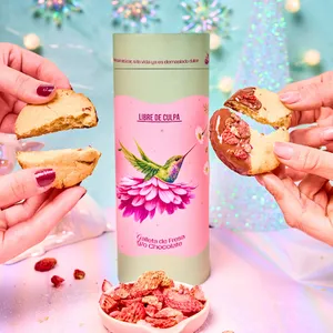 Tubo Gallletas Fresa / Chocolate