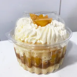 Torta en pote de durazno manjar