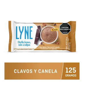 CHOCOLATE LYNE 125GR CLAVOS Y CANELA CON SPLENDA