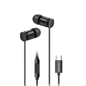 Audifono Usams Mini Handsfree Type C Negro X 1 Und
