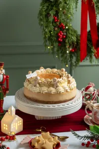 Cheesecake Navideño Dos Pisos