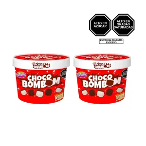 Pack (2 Helado Yamboly Bombones Choco Bombom Vainilla 243 Ml)