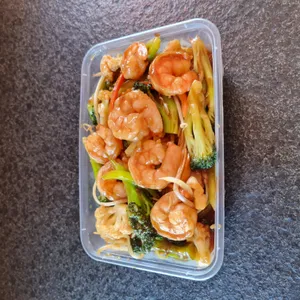 Chapsui con camarones ecuatorianos