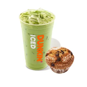 Iced Matcha Latte L + Muffin