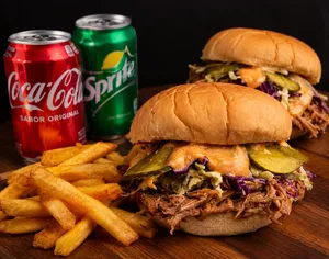 Promo 2 Pulled Pork Sandwich + 🍟🍟